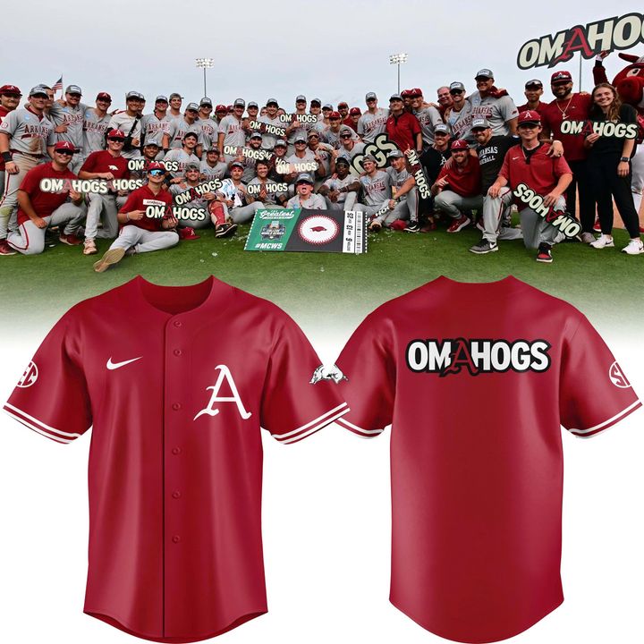 Special New Omahogs AR Baseball Red Jersey | DU85