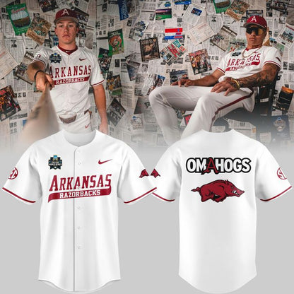 Special New Men's College World Series Omahogs Baseball Jersey | EB23