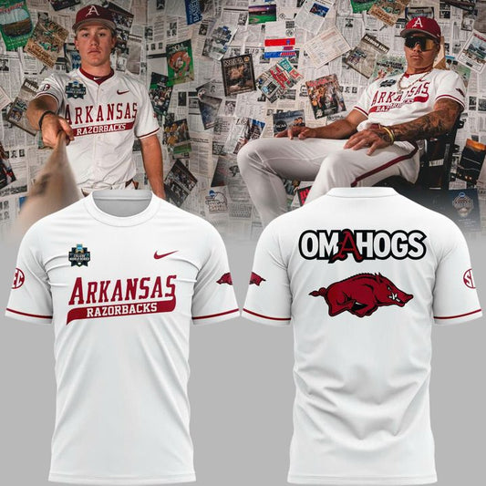 Special New Men's College World Series Omahogs Tshirt | PY19