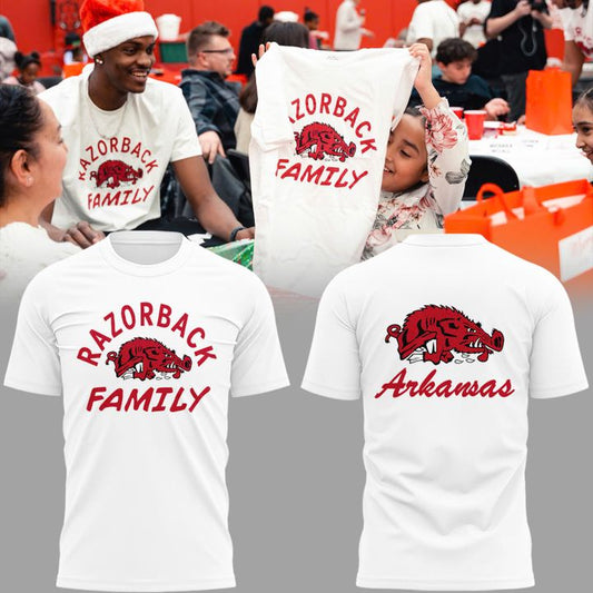 2026 Arkansas "Razorbacks Family" T-Shirt | ZI63