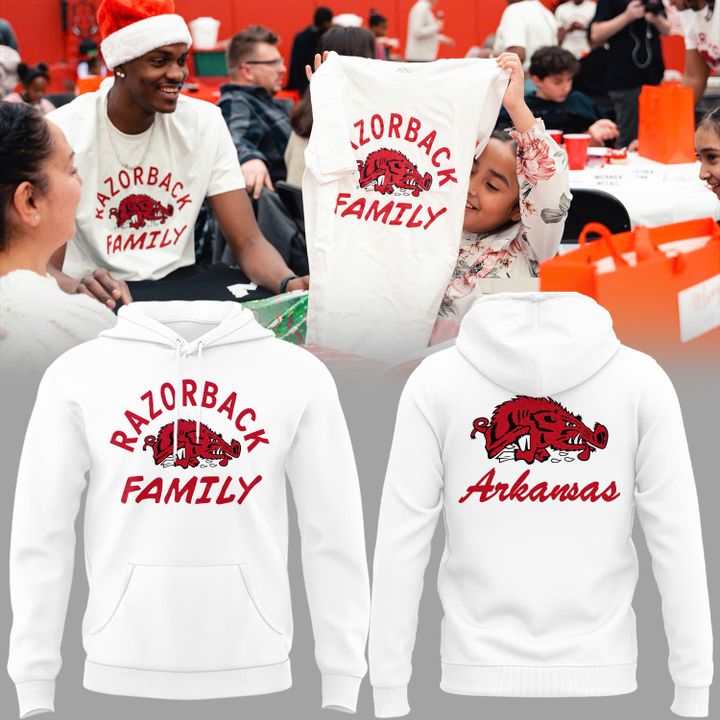 2026 Arkansas "Razorbacks Family" Hoodie | JU70