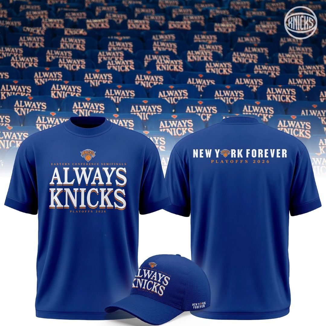2026 Exclusive T-Shirt NEW YORK KNICKS Playoffs Round 2 | WL70