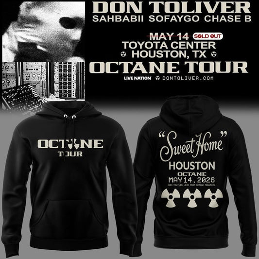 Don Toliver OCTANE Tour 2026 Houston Hoodie - Concert Merch