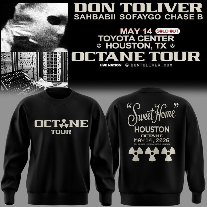 Don Toliver OCTANE Tour 2026 Houston Sweatshirt - Tour Merchandise