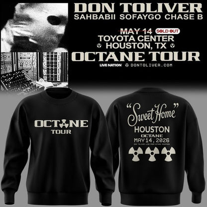 Don Toliver OCTANE Tour 2026 Houston Sweatshirt - Tour Merchandise