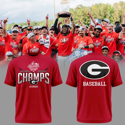 Georgia Bulldogs 2026 SEC Baseball Tournament Champions Tshirt | XH20