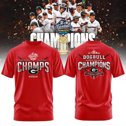 Georgia Bulldogs 2026 SEC Baseball Tournament Champions Tshirt | BT65