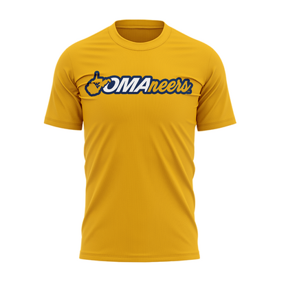 West Virginia Mountaineers 2026 NCAA Baseball Men's College World Series Omaneers Yellow T-Shirt | WL65