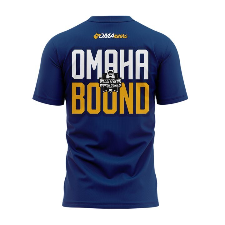 West Virginia Mountaineers 2026 NCAA Baseball Men's College World Series Omaneers Navy T-Shirt | TB13