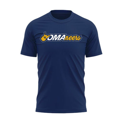 West Virginia Mountaineers 2026 NCAA Baseball Men's College World Series Omaneers Navy T-Shirt