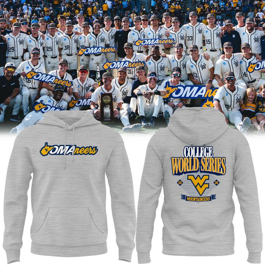 West Virginia Mountaineers 2026 NCAA Baseball Men's College World Series Omaneers Hoodie