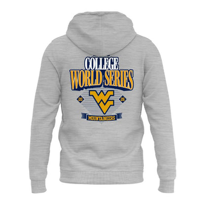 West Virginia Mountaineers 2026 NCAA Baseball Men's College World Series Omaneers Zip Hoodie