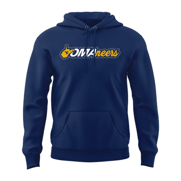 West Virginia Mountaineers 2026 NCAA Baseball Men's College World Series Omaneers Navy Hoodie