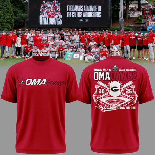 Limited Edition "Omadawgs" T-Shirt Georgia Baseball | MY92