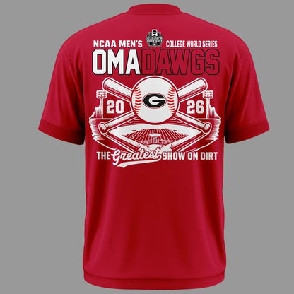 Limited Edition "Omadawgs" T-Shirt Georgia Baseball | MY92