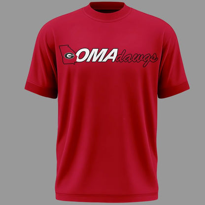 Limited Edition "Omadawgs" T-Shirt Georgia Baseball | AG82