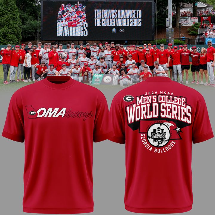 Limited Edition "Omadawgs" T-Shirt Georgia Baseball | YK99