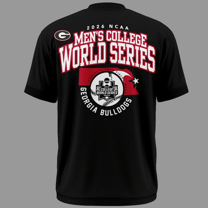 Limited Edition "Omadawgs" Black T-Shirt Georgia Baseball | QF44