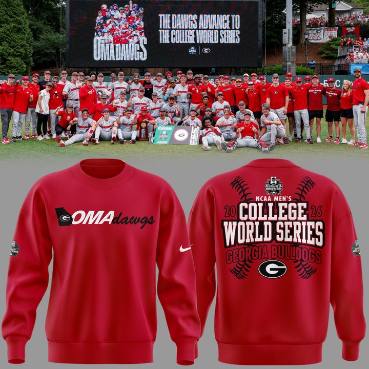 Limited Edition "Omadawgs" Sweatshirt Georgia Bulldogs Baseball | TK99