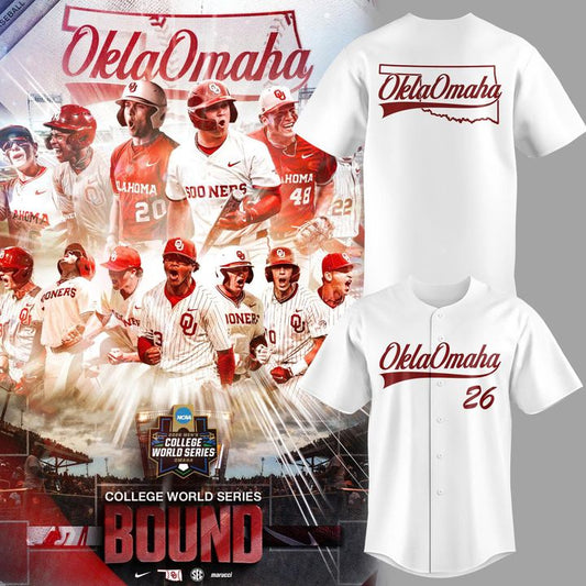 Oklahoma Baseball 2026 Regional OklaOmaha Jersey - Special Edition | MD27