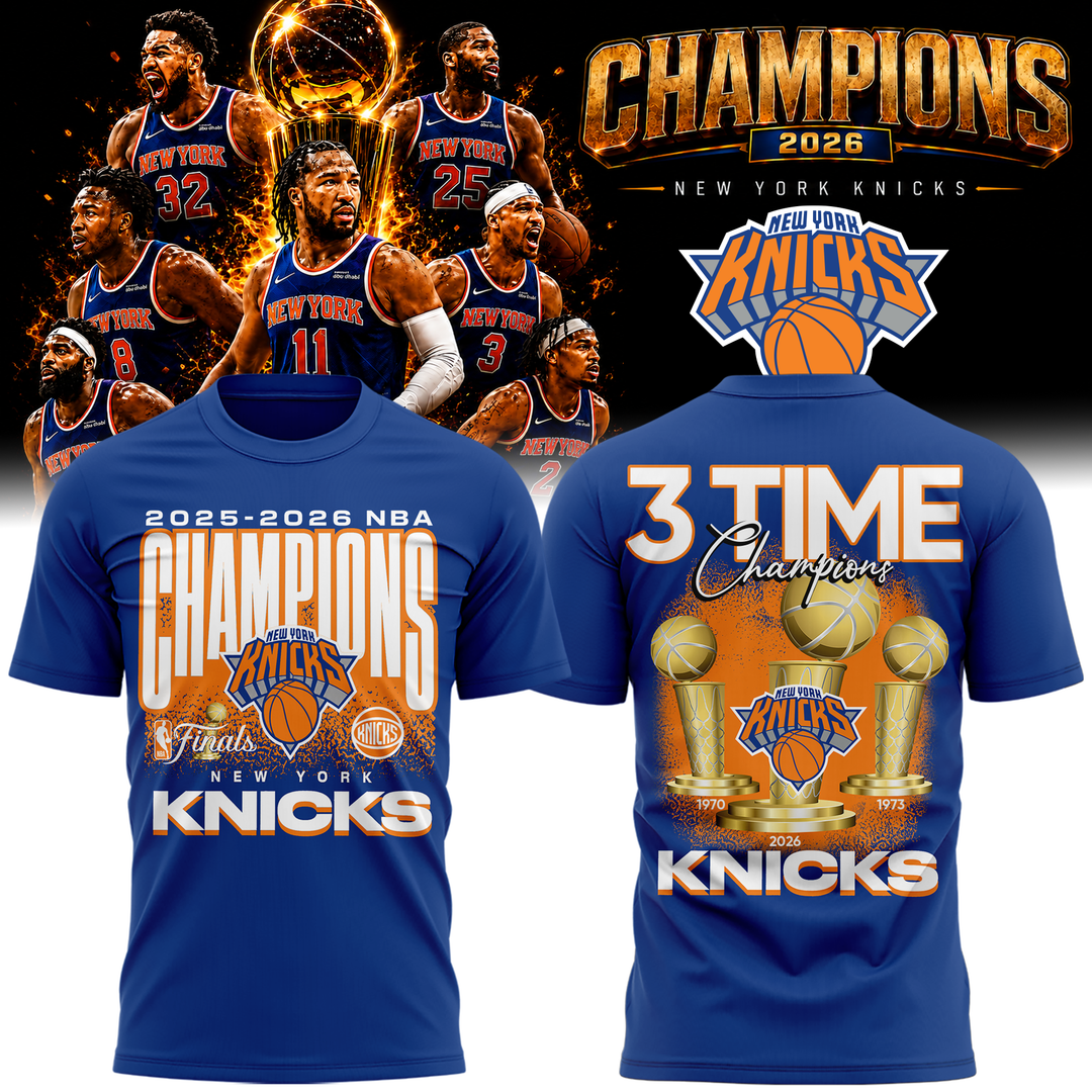 New York Knicks Basketball NBA Rings Champions Tshirt | AB44
