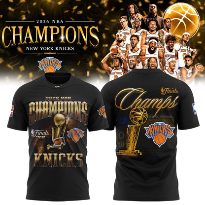New York Knicks NBA Finals Champs Locker Room T-Shirt | BY42