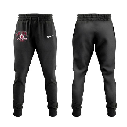 Oklahoma Sooners Charcoal Black 2026 NCAA Division I Baseball National Champions Locker Room T-Shirt