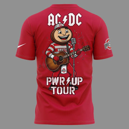 AC/DC x Ohio State Buckeyes Football Power Up Tour 2026 T-Shirt