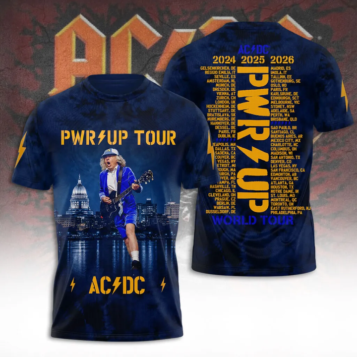 AC/DC Power Up Tour 2026 Concert T-Shirt