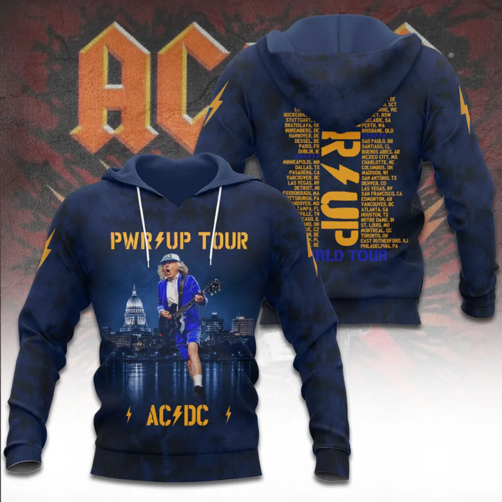 Exclusive 2026 AC/DC Power Up Tour Hoodie