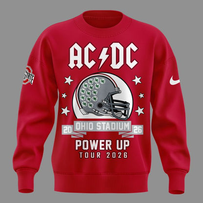 AC/DC x Ohio State Buckeyes Football Power Up Tour 2026 Sweatshirt