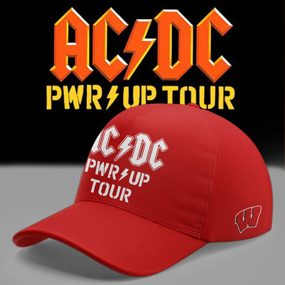 AC/DC x Wisconsin Badgers Football Power Up Tour 2026 T-Shirt