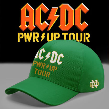 Special Power Up Tour 2026 - AC/DC x Notre Dame Baseball Jersey