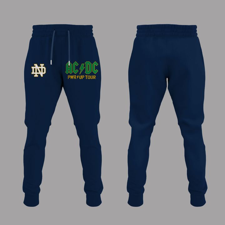 Special AC/DC x Notre Dame Football - Power Up Tour 2026 Polo Shirt