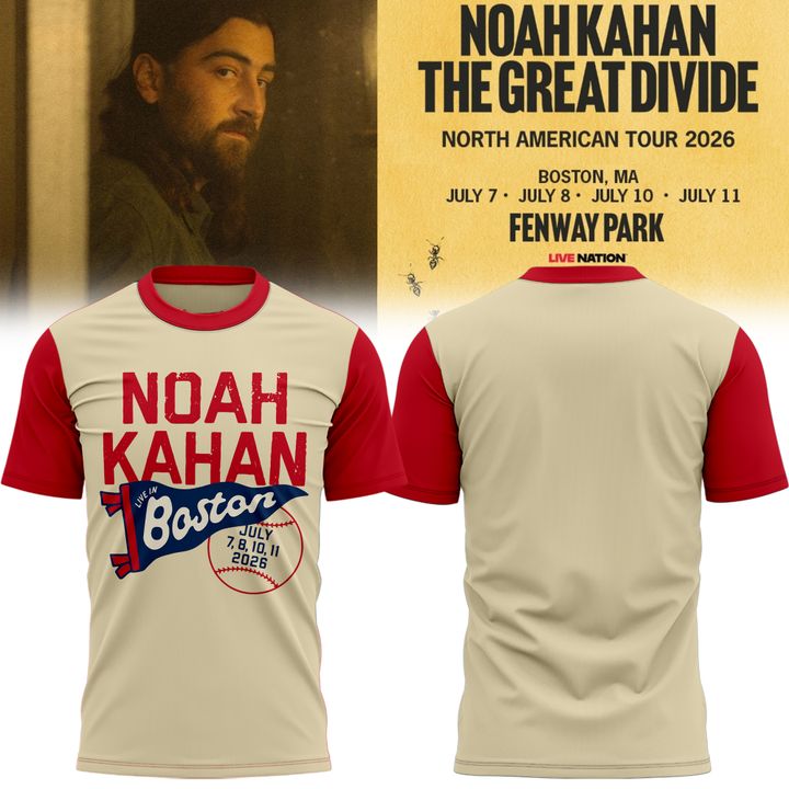 Boston Red Sox x Noah Kahan : The Great Divide Tour Tee | TM30