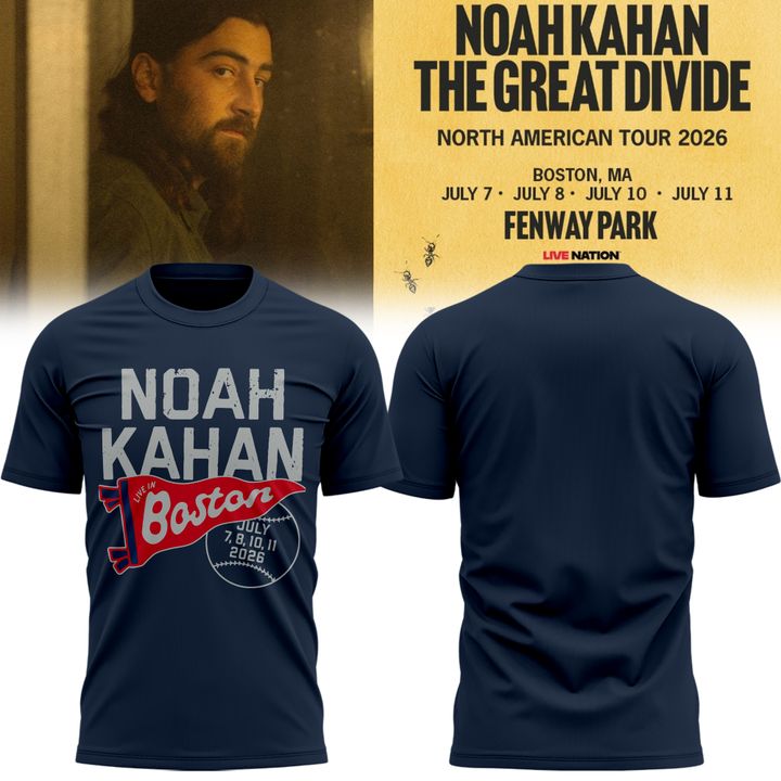 Boston Red Sox x Noah Kahan : The Great Divide Tour Tee | PC16