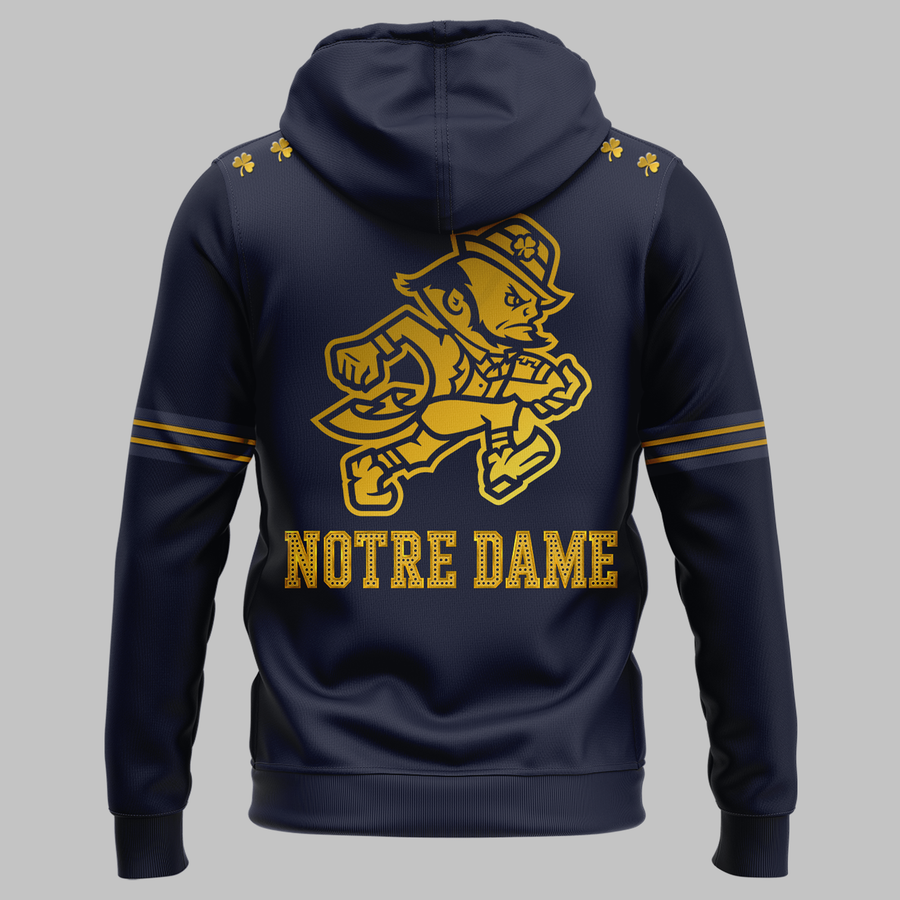 2026 New Hoodie Navy Notre Dame Fighting Irish football