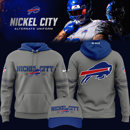 Gray Buffalo Bills City Game Hoodie | KE97