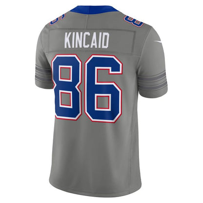 Men's Dalton Kincaid Gray Buffalo Bills City Vapor F.U.S.E. Stitched Limited Jersey | ZK31