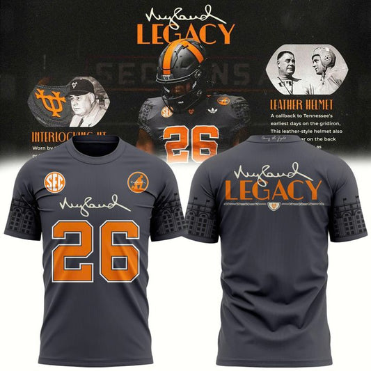 Limited Edition Tennessee Football Neyland Legacy Gray Tshirt | PF16