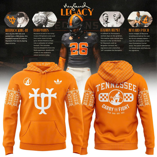Tennessee Volunteers Neyland Legacy Orange Hoodie | QL48