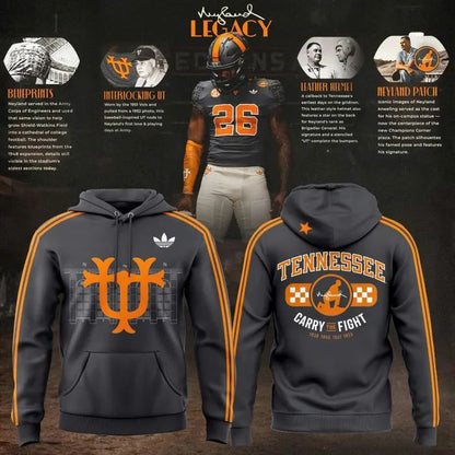 Unisex Adidas Charcoal Tennessee Football Neyland Legacy Hoodie | PP76