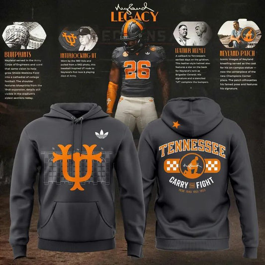 Unisex Adidas Charcoal Tennessee Football Neyland Legacy Limited Hoodie | NL55