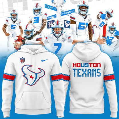 Houston Texans Rivalries By the H. For the H. 2026 Hoodie - White | YT48