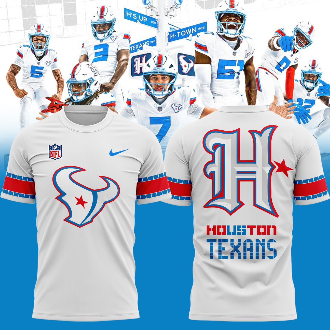 Houston Texans Rivalries By the H. For the H. 2026 T-shirt  | TH29