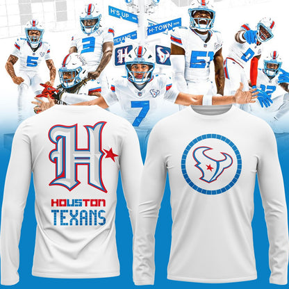Houston Texans Rivalries By the H. For the H. 2026 Long Tee  | FY61