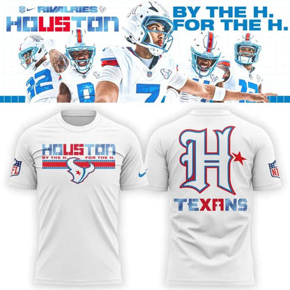 Houston Texans Rivalries By the H. For the H. 2026 T-shirt  | IU50