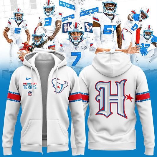 Houston Texans Rivalries By the H. For the H. 2026 Zip Hoodie  | XP16