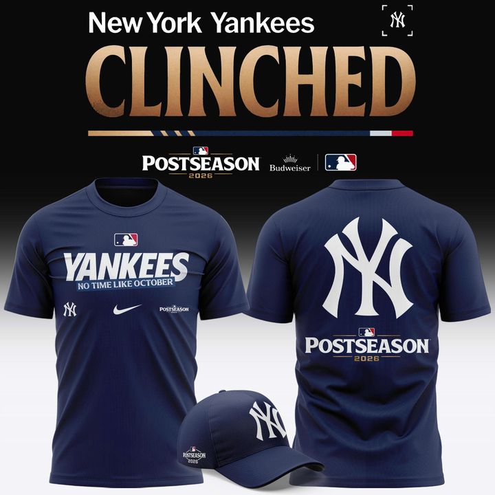 New York Yankees 2026 Postseason T-Shirt | ZX52