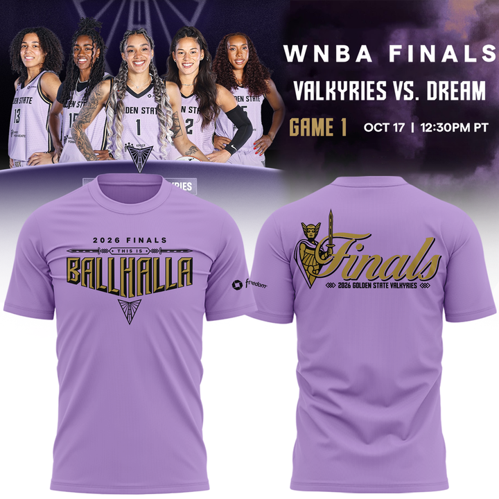 Limited edition Golden State Valkyries Finals 2026 TShirt Game 1